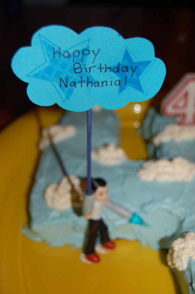 Nathanial's AstroBoy cake.